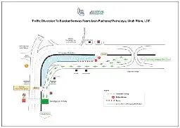 LDP contra-flow - traffic diversion changes at KM 22 to KM 19.2 from Shah Alam to Petaling Jaya/Sunway - paultan.org