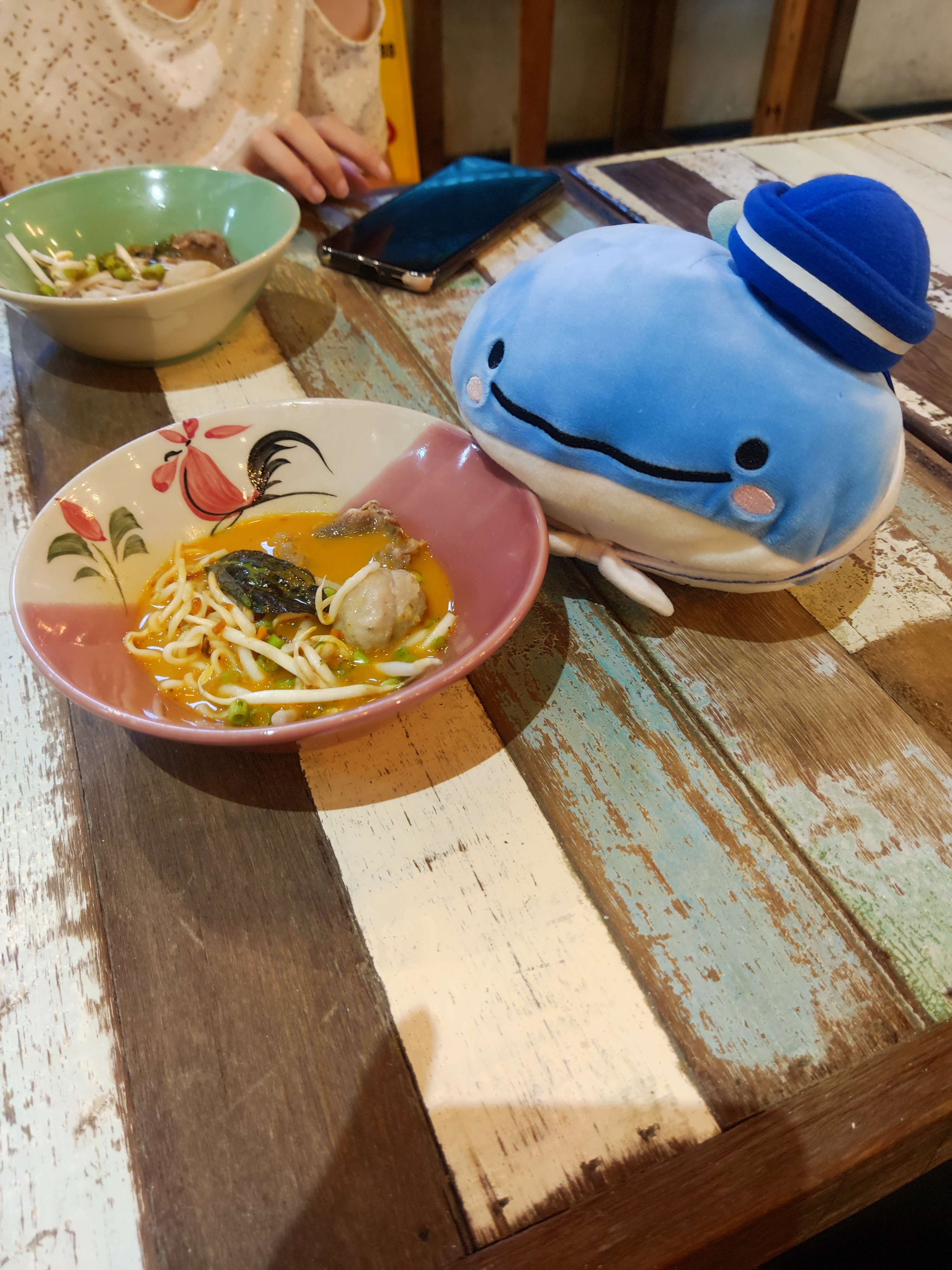 boat noodle and my friend's whale