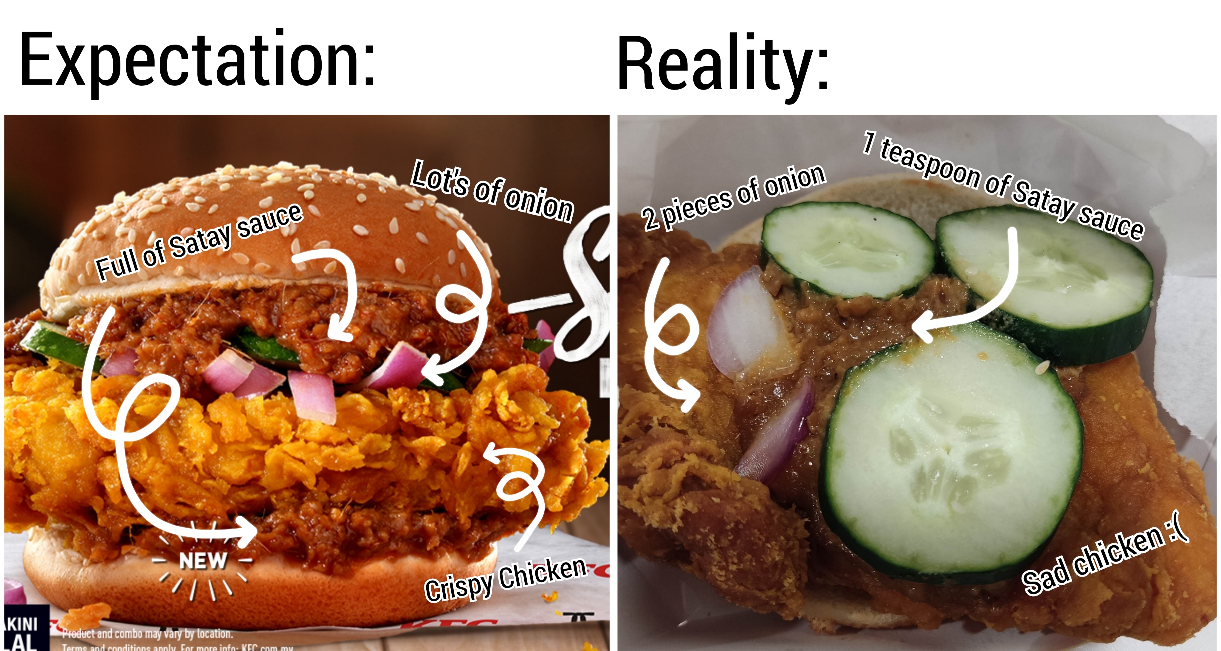 KFC Satay Burger is Just Sad