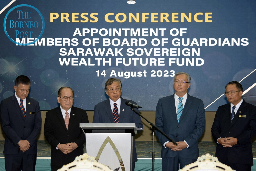 Abg Jo: S'wak Sovereign Wealth Future Fund to start Jan 1, 2024, with RM8 bln